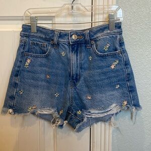 Dark wash American Eagle jean shorts